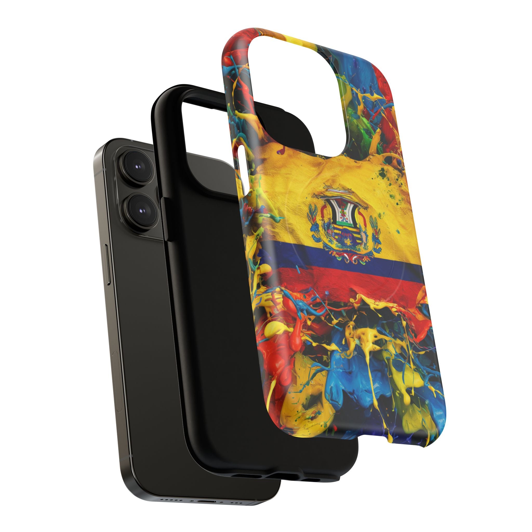 Paint Splash Phone Case, Ecuadorian design fits Iphone 14-16