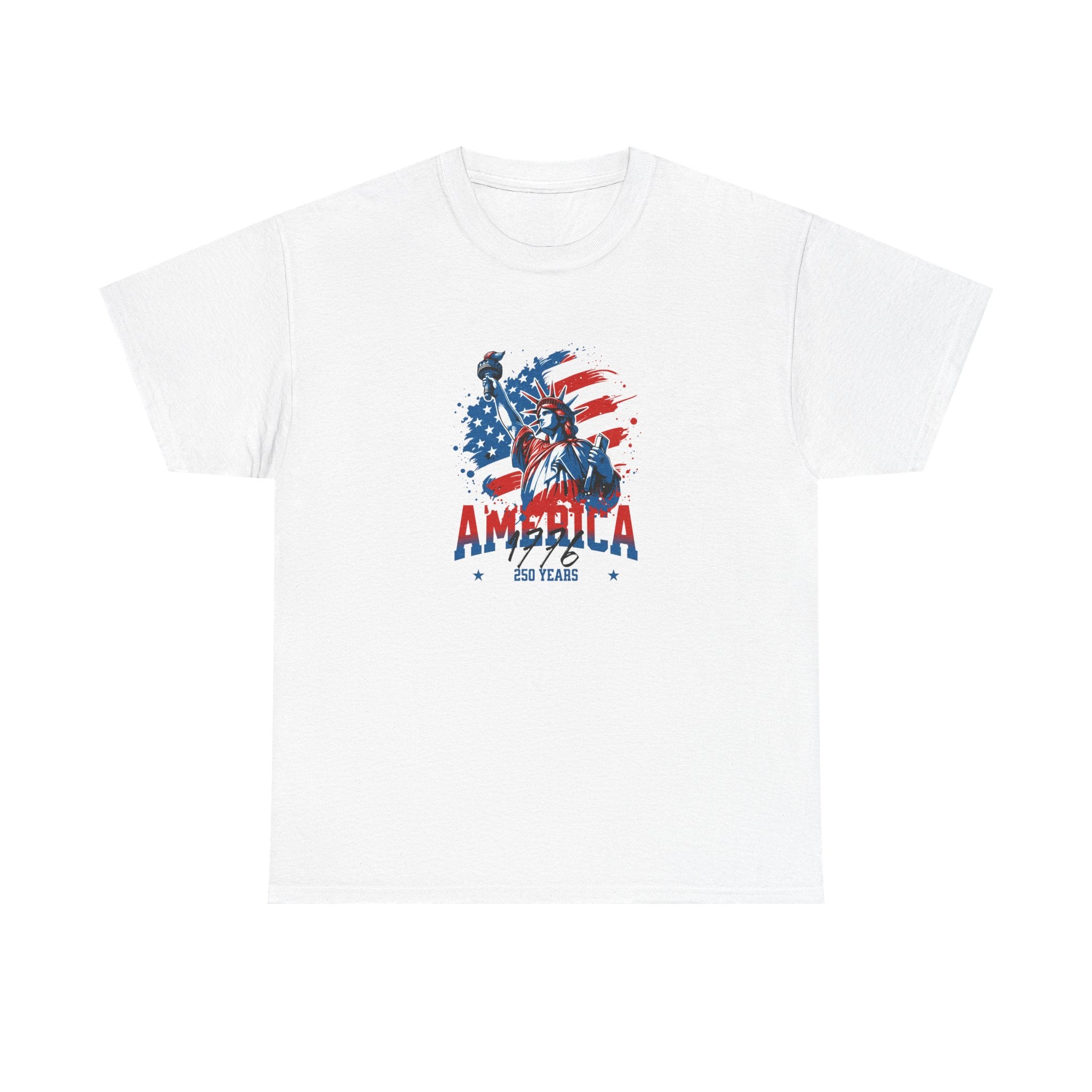 America 250th Anniversary T-Shirt — Statue of Liberty Celebration Tee