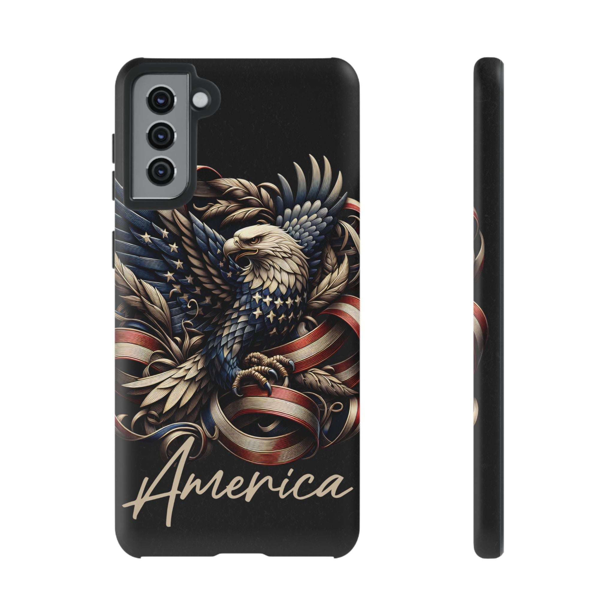 Phone Case - Patriotic American Eagle Design
