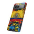 Phone Case, Ecuadorian Flag Paint Splash Design For Samsung And Google Pixel