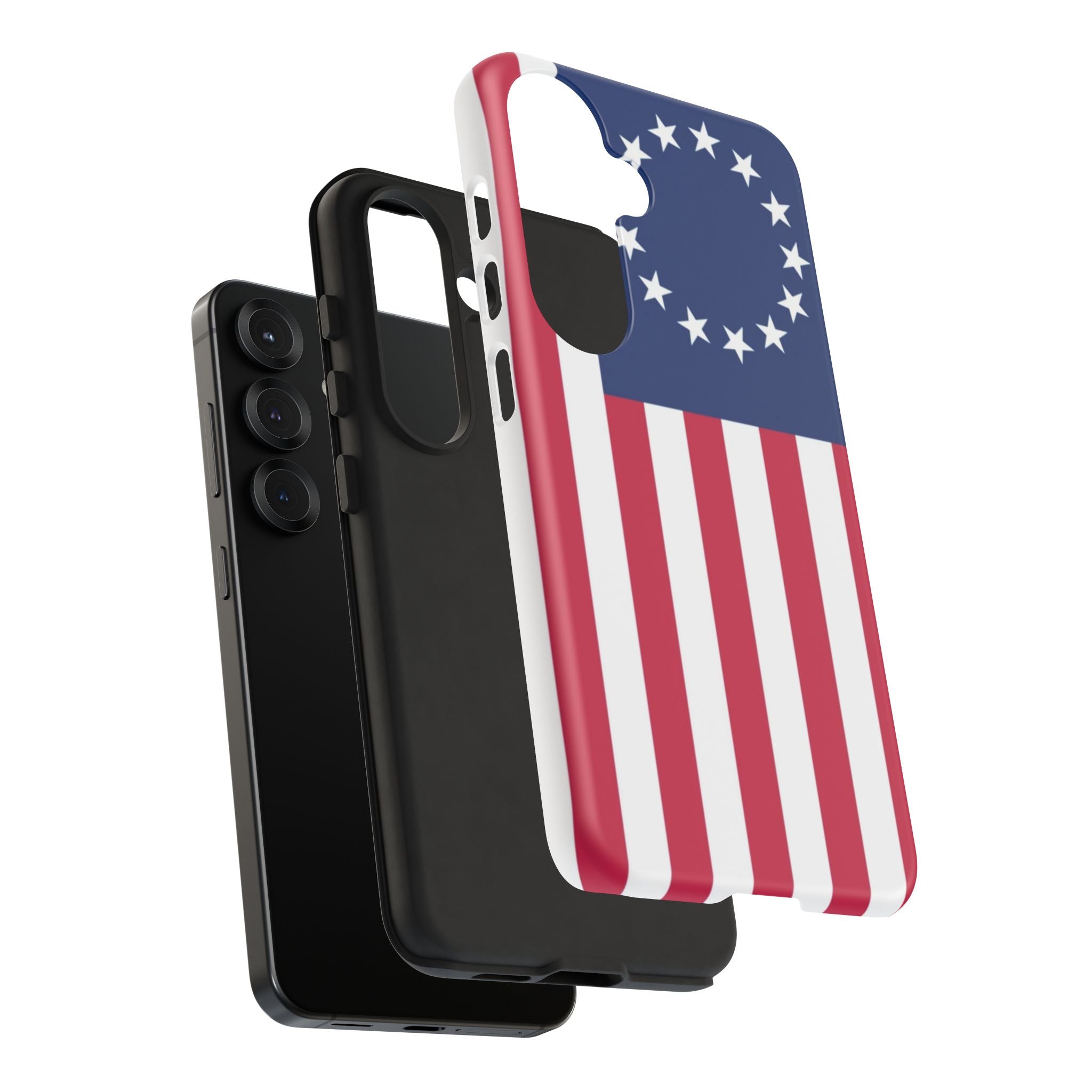 Betsy Ross Flag Tough Phone Case — Patriotic 13-Star American Protective Cover