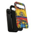 Phone Case, Ecuadorian Flag Paint Splash Design For Samsung And Google Pixel