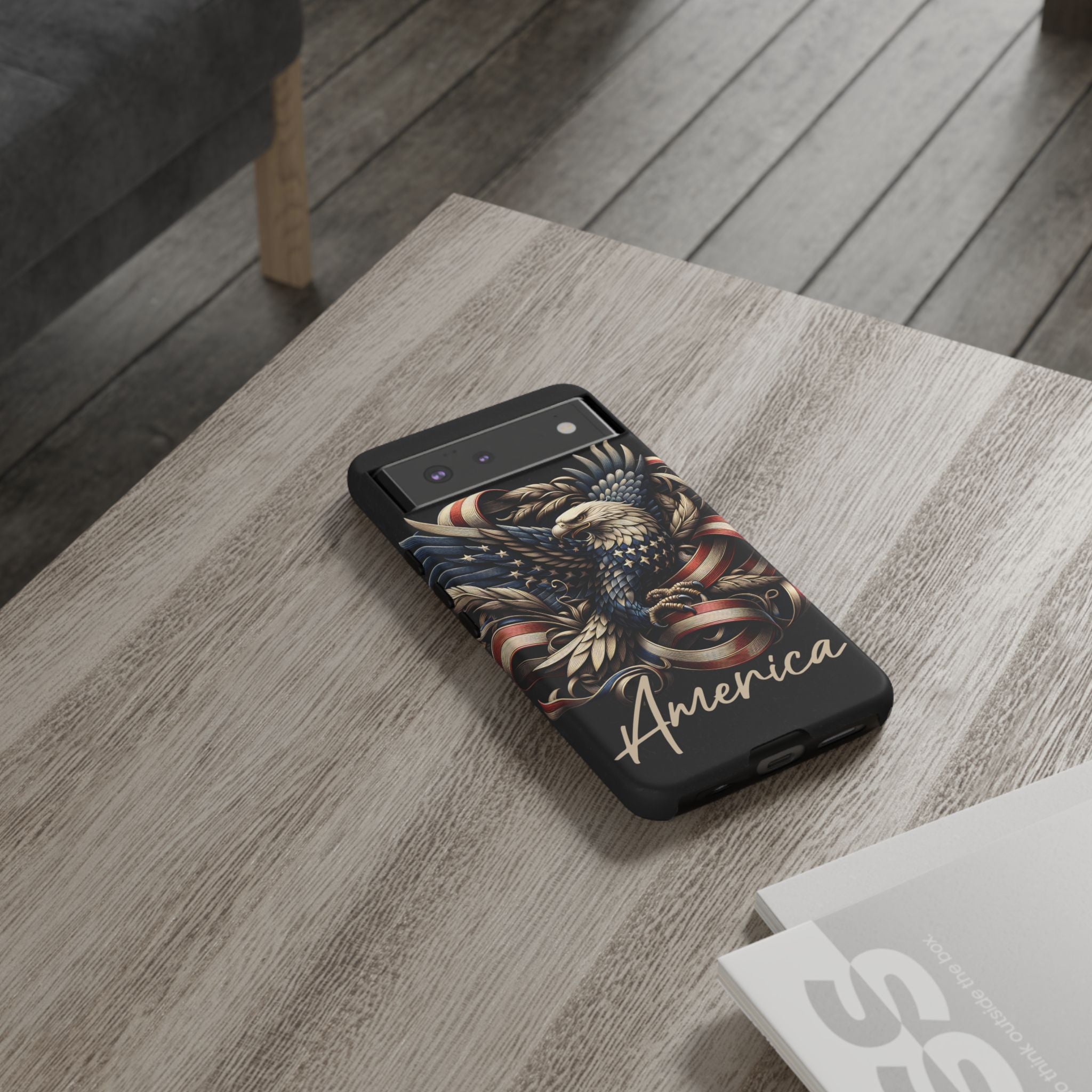Phone Case - Patriotic American Eagle Design
