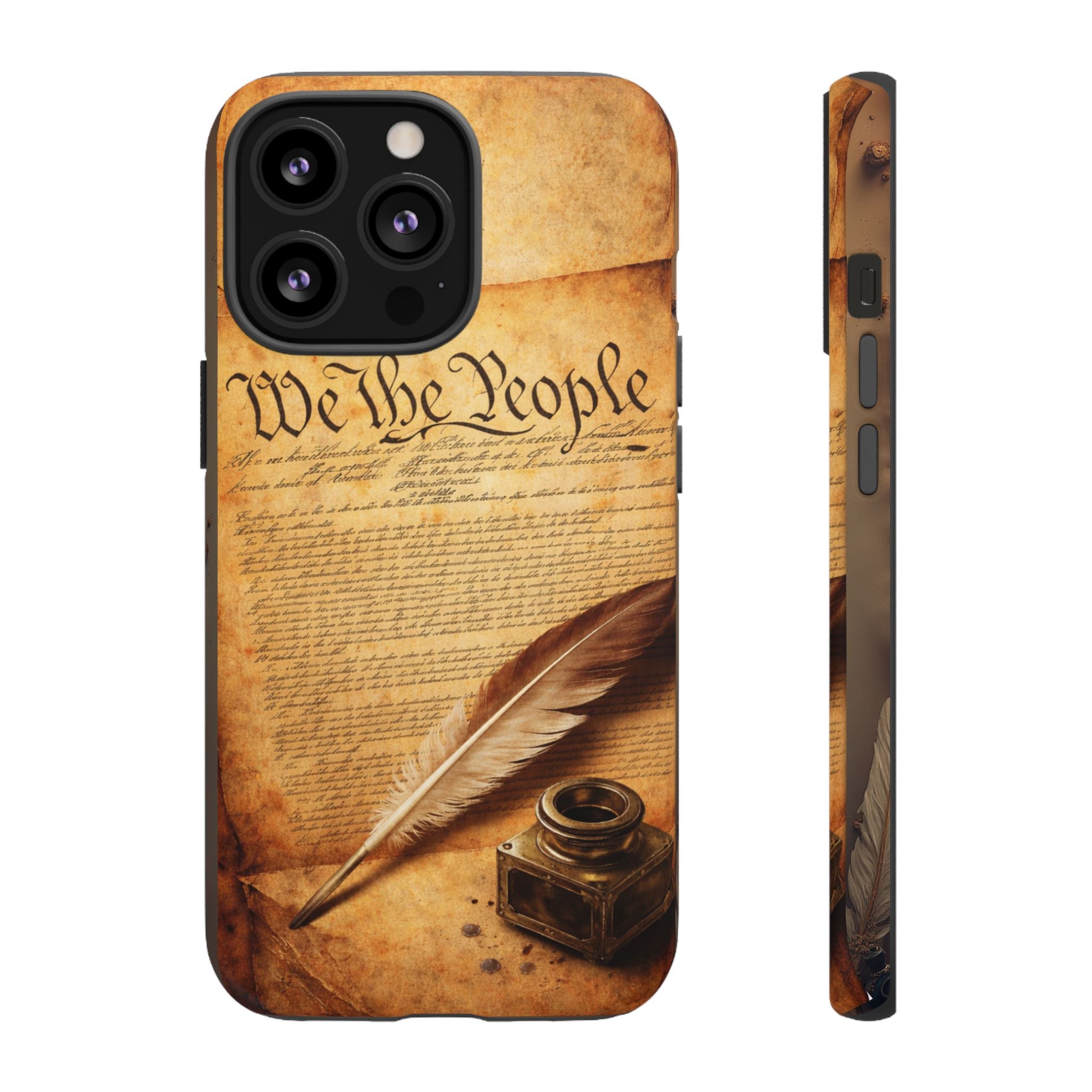 Patriotic "We The People" Phone Case — Vintage Constitution Design