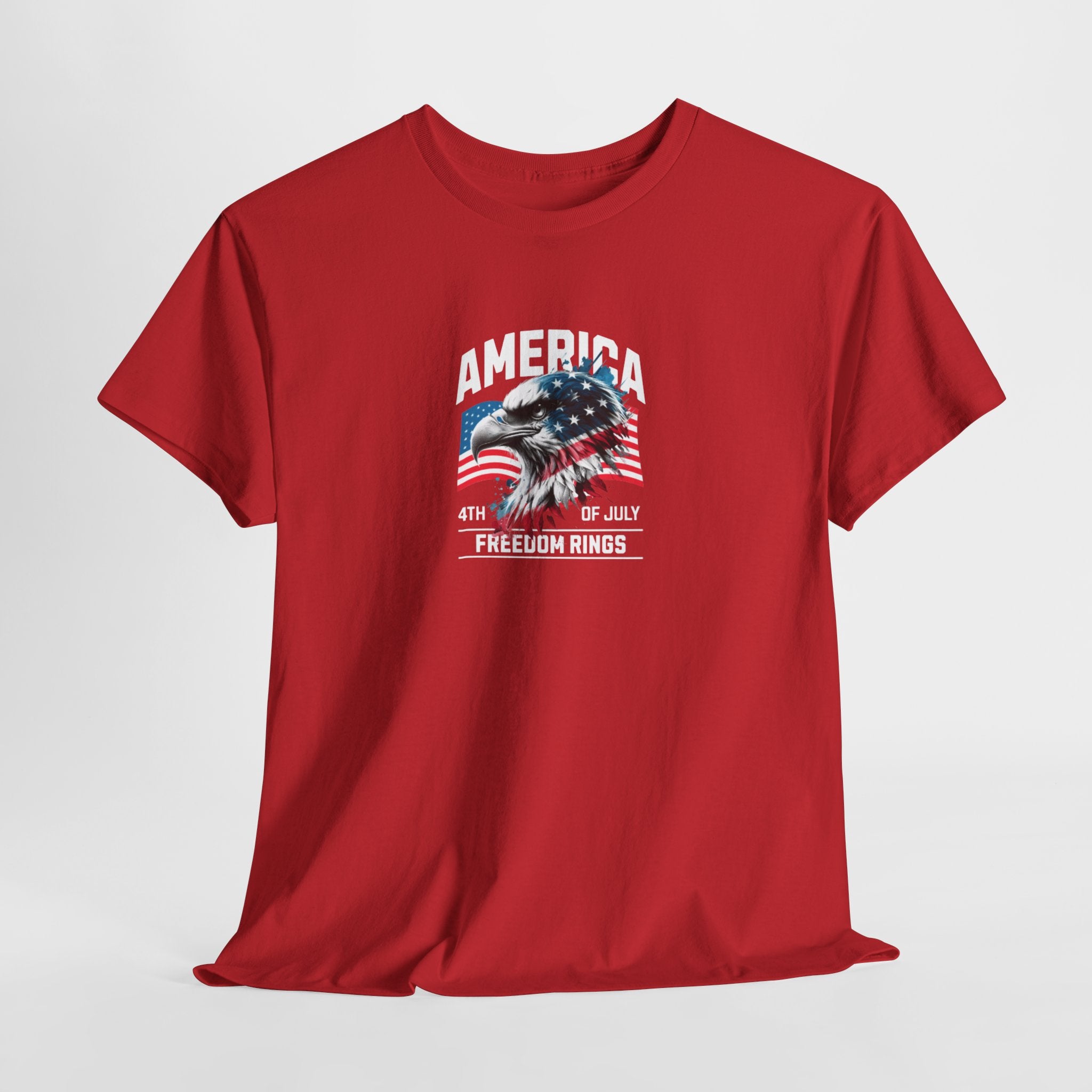 American Eagle Flag T-Shirt — Freedom Pride Patriotic Tee