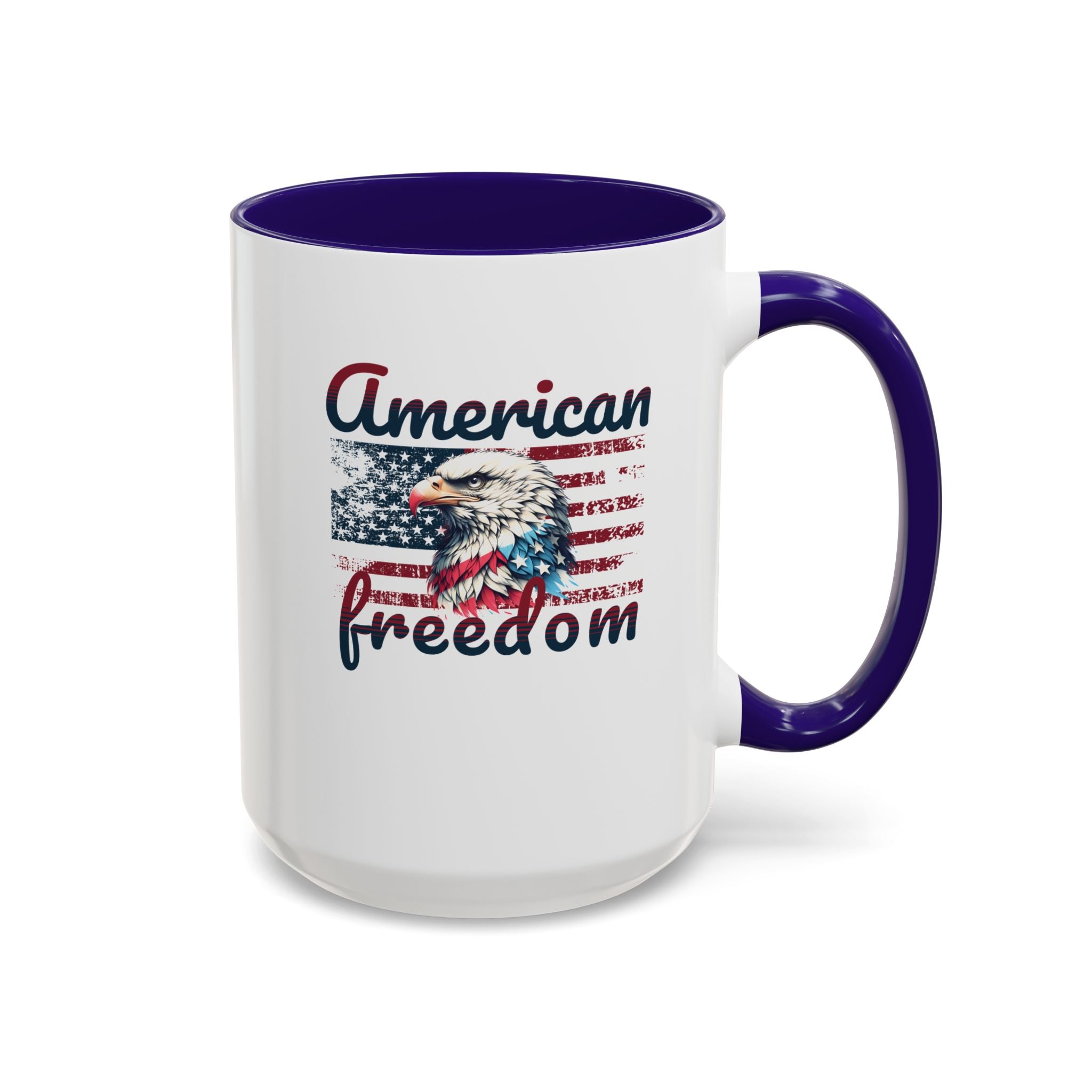 American Eagle Mug — Patriotic 15oz Coffee Cup