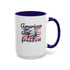 American Eagle Mug — Patriotic 15oz Coffee Cup