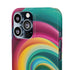 Colorful Abstract Swirl Phone Case I phone 18-13