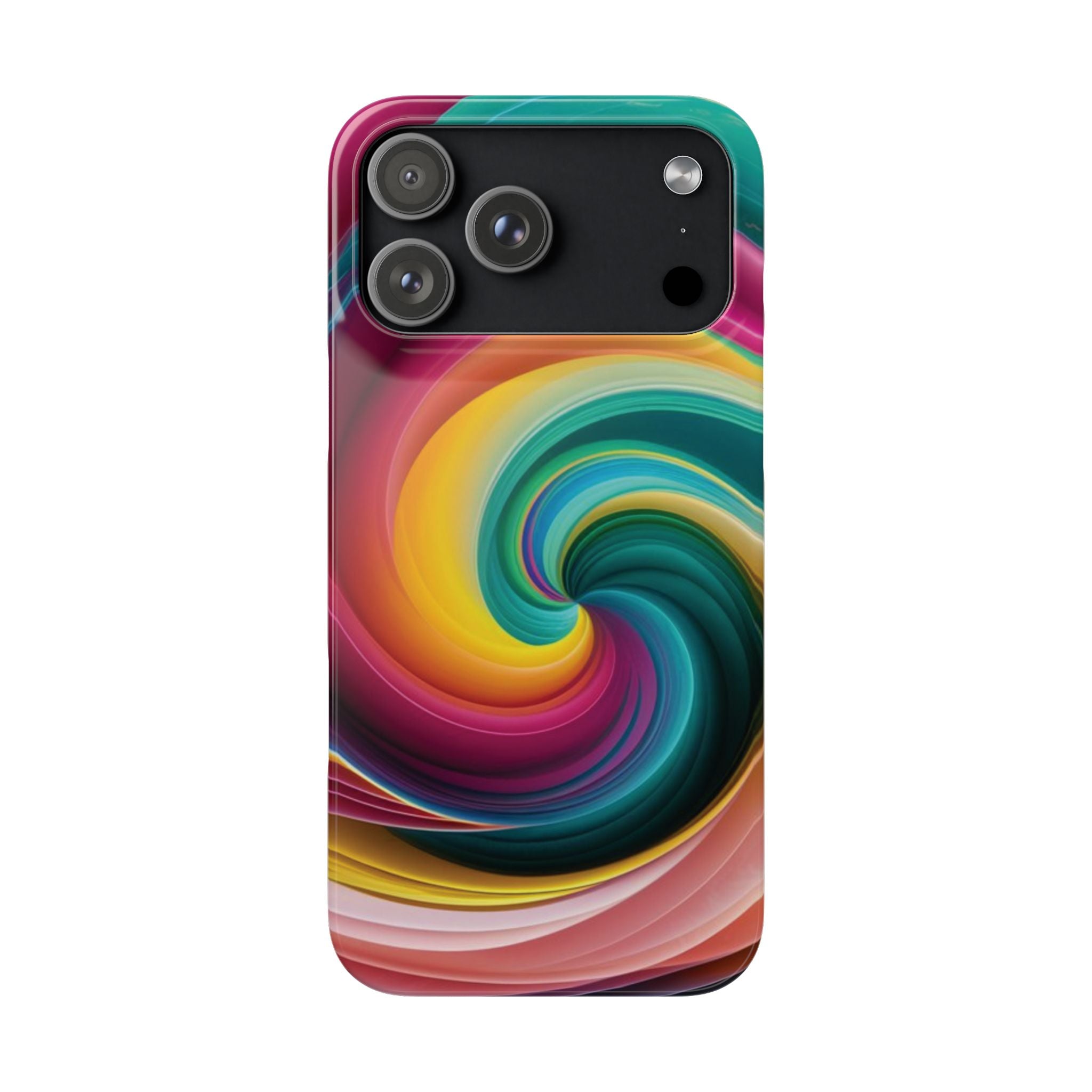 Colorful Abstract Swirl Phone Case I phone 18-13