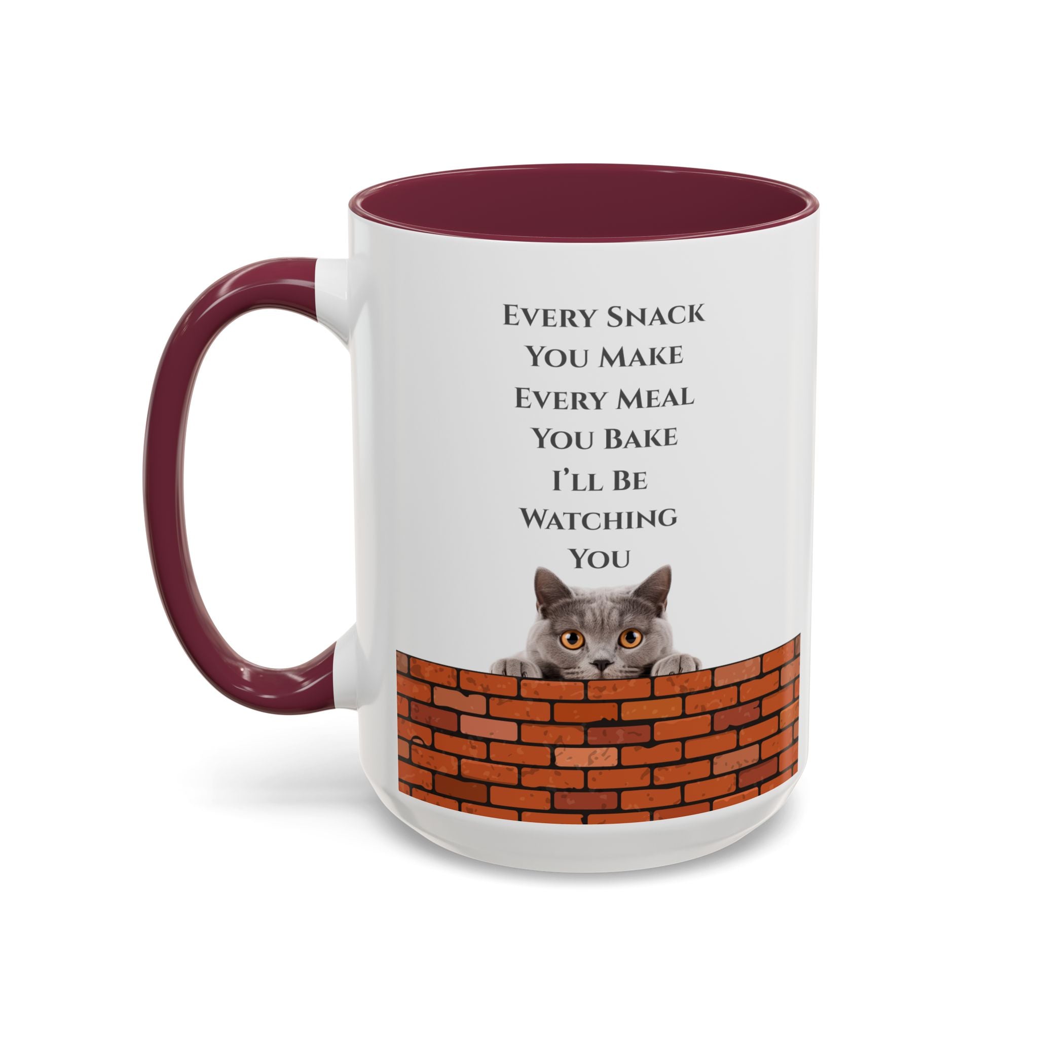 Whimsical Cat Mug with Playful Quote, Cute Coffee Cup for Cat Lovers, Gift for Home & Kitchen, Funny Drinkware