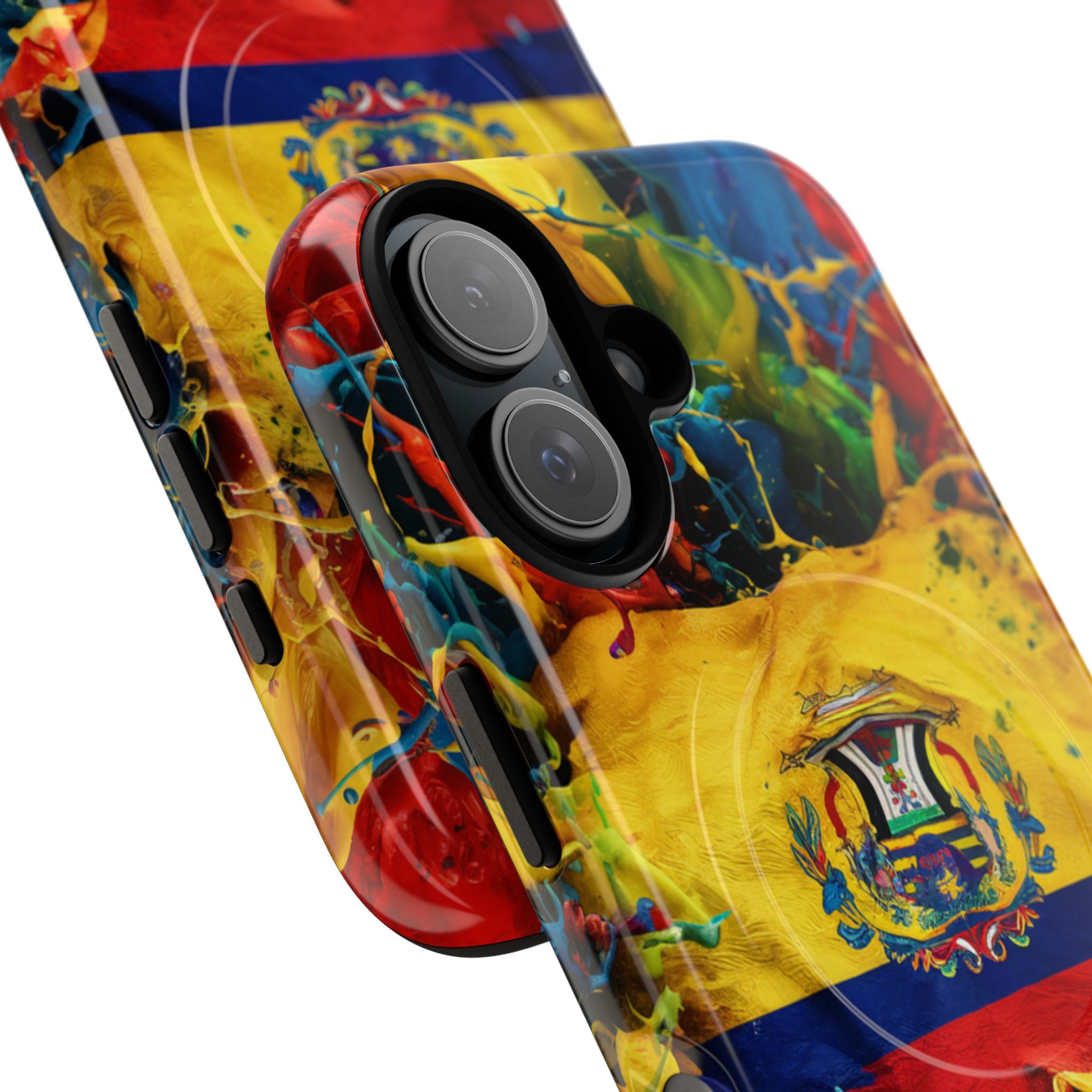 Paint Splash Phone Case, Ecuadorian design fits Iphone 14-16