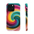 Colorful Abstract Swirl Phone Case I phone 18-13