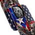 Puerto Rico Eagle Tough Magnetic Phone Case — Patriotic USA & PR Flag Design