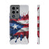 Phone Case For Samsung- Paint Splash Puerto Rican Flag