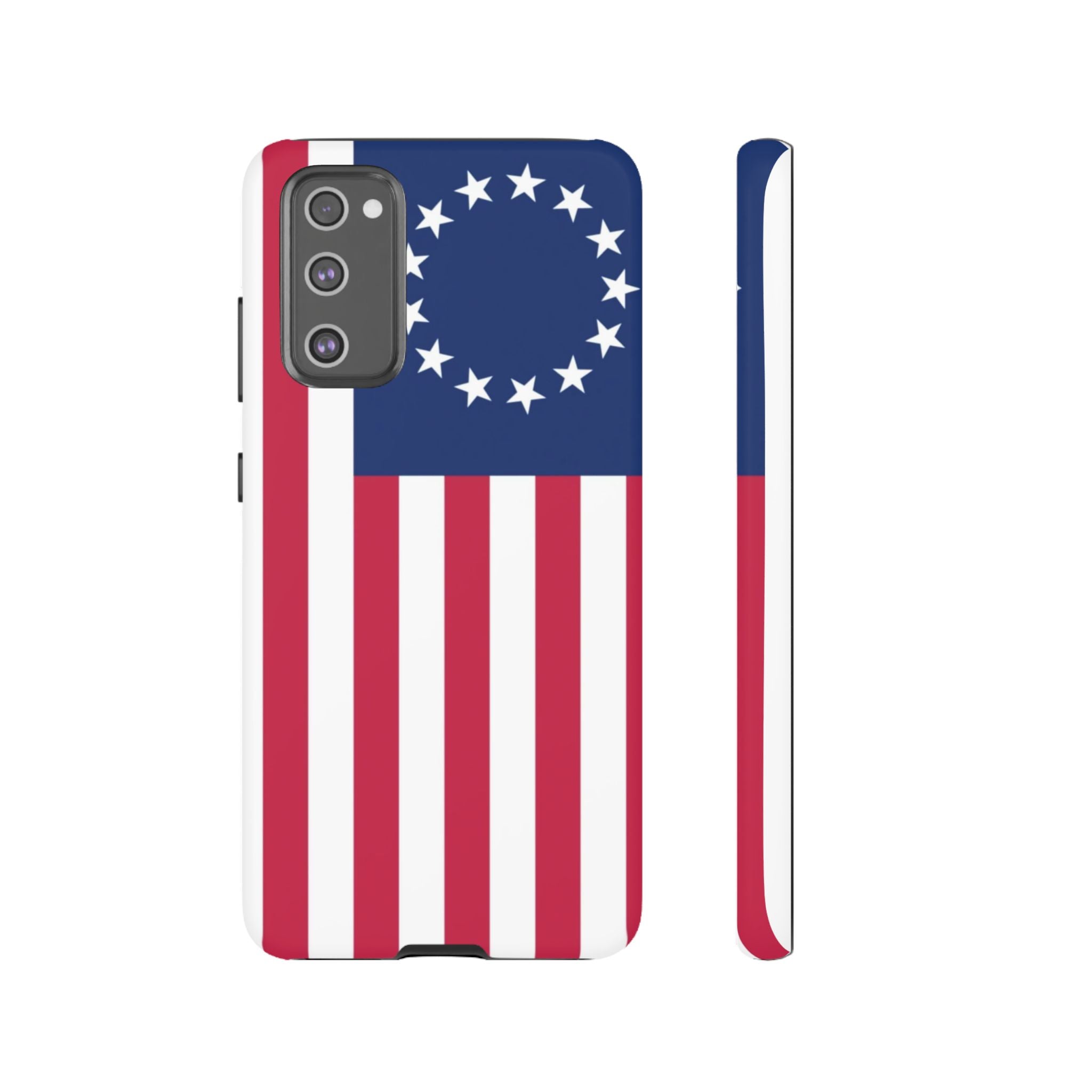 Betsy Ross Flag Tough Phone Case — Patriotic 13-Star American Protective Cover