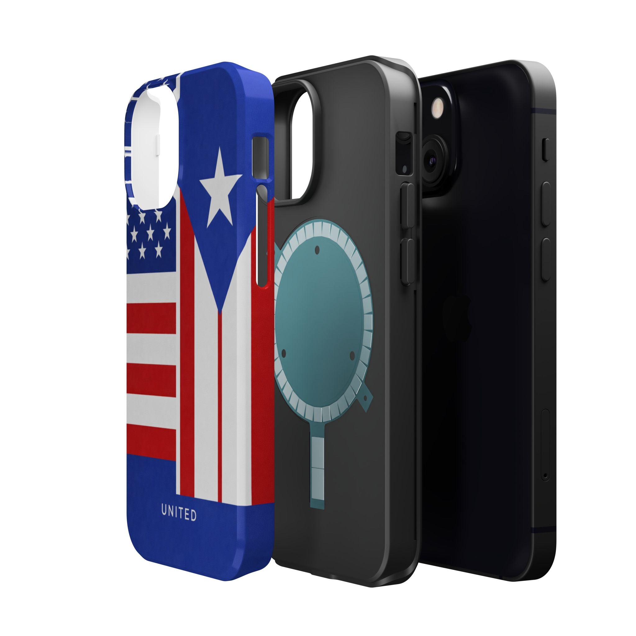 Puerto Rico USA Unity Flag Phone Case Iphone 13-17