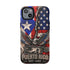 Puerto Rico Eagle Tough Magnetic Phone Case — Patriotic USA & PR Flag Design