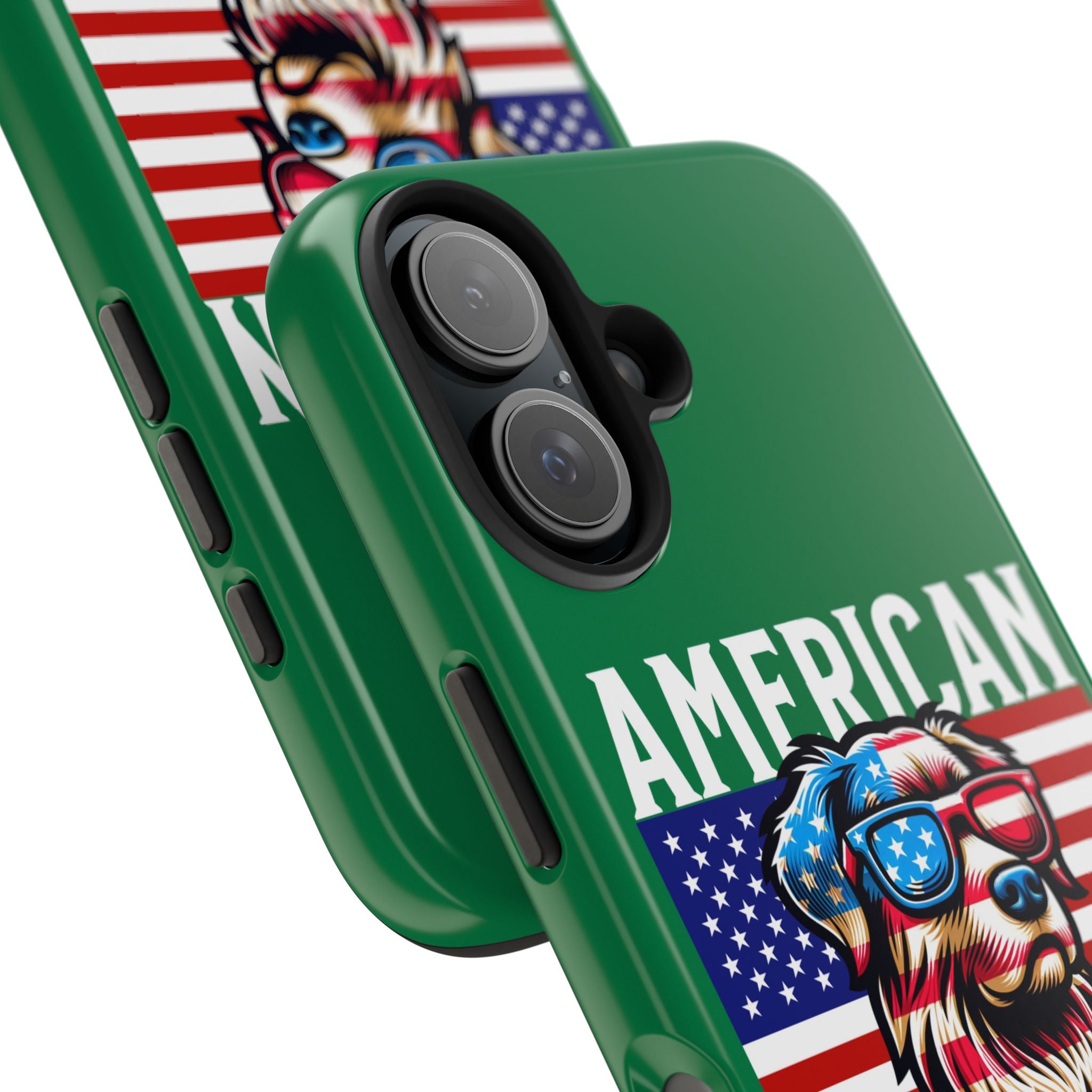 American Dog Flag Tough Phone Case — Patriotic USA Phone Case