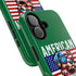 American Dog Flag Tough Phone Case — Patriotic USA Phone Case