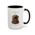 Fueled By Coffee 15oz Mug — Colorful Ceramic Coffee Cup