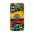 Phone Case, Ecuadorian Flag Paint Splash Design For Samsung And Google Pixel
