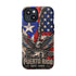 Puerto Rico Eagle Tough Magnetic Phone Case — Patriotic USA & PR Flag Design