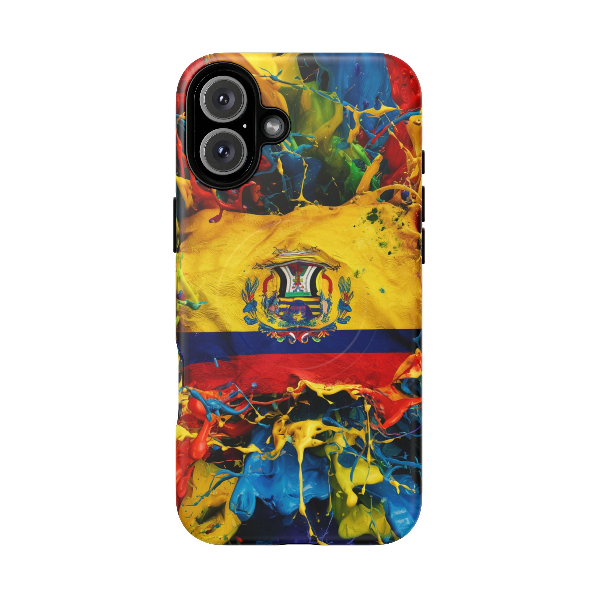Paint Splash Phone Case, Ecuadorian design fits Iphone 14-16