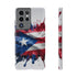 Phone Case For Samsung- Paint Splash Puerto Rican Flag