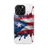 Puerto Rican Flag Paint Splash Design 17-13 - Magnetic Compatible