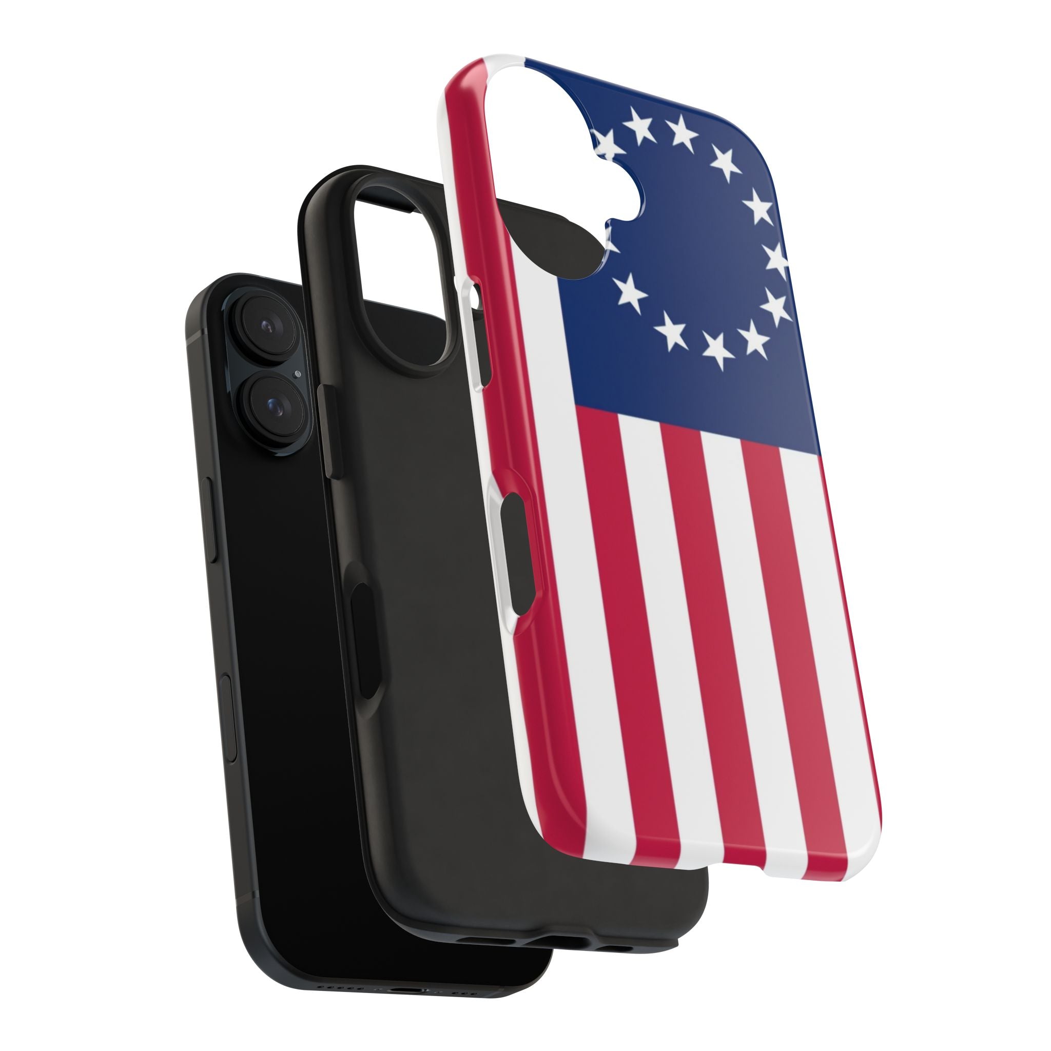 Betsy Ross Flag Tough Phone Case — Vintage 13-Star American Patriotic Cover