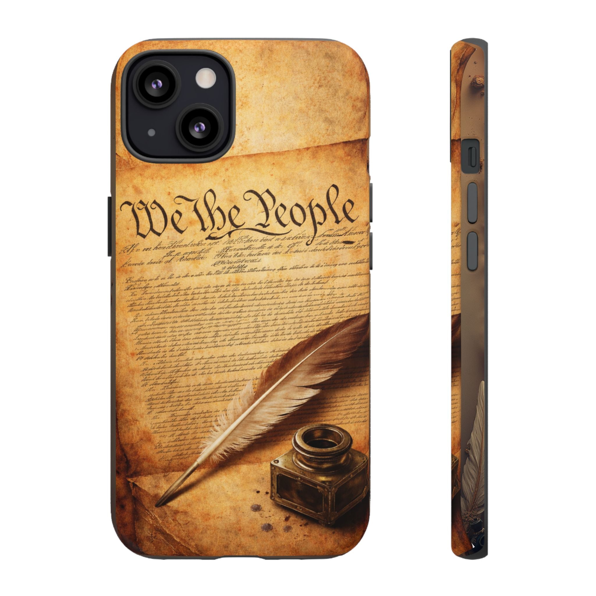 Patriotic "We The People" Phone Case — Vintage Constitution Design