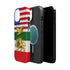 Persian Lion & Dove Magnetic Phone Case — Impact-Resistant iPhone Cover