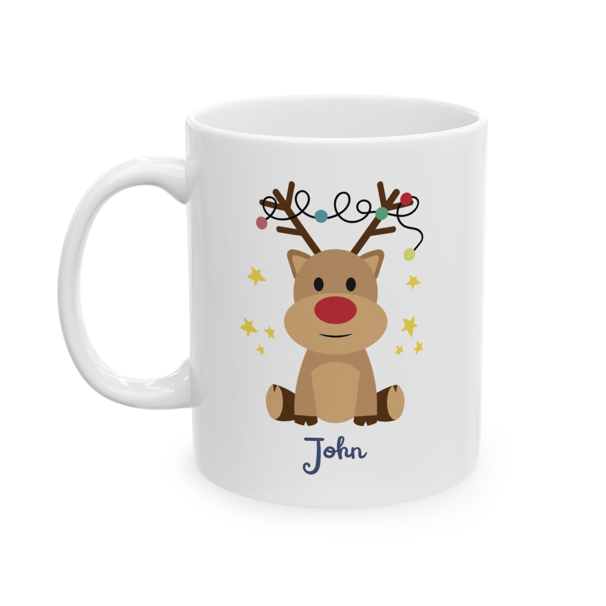 Reindeer Personalized coffee mug