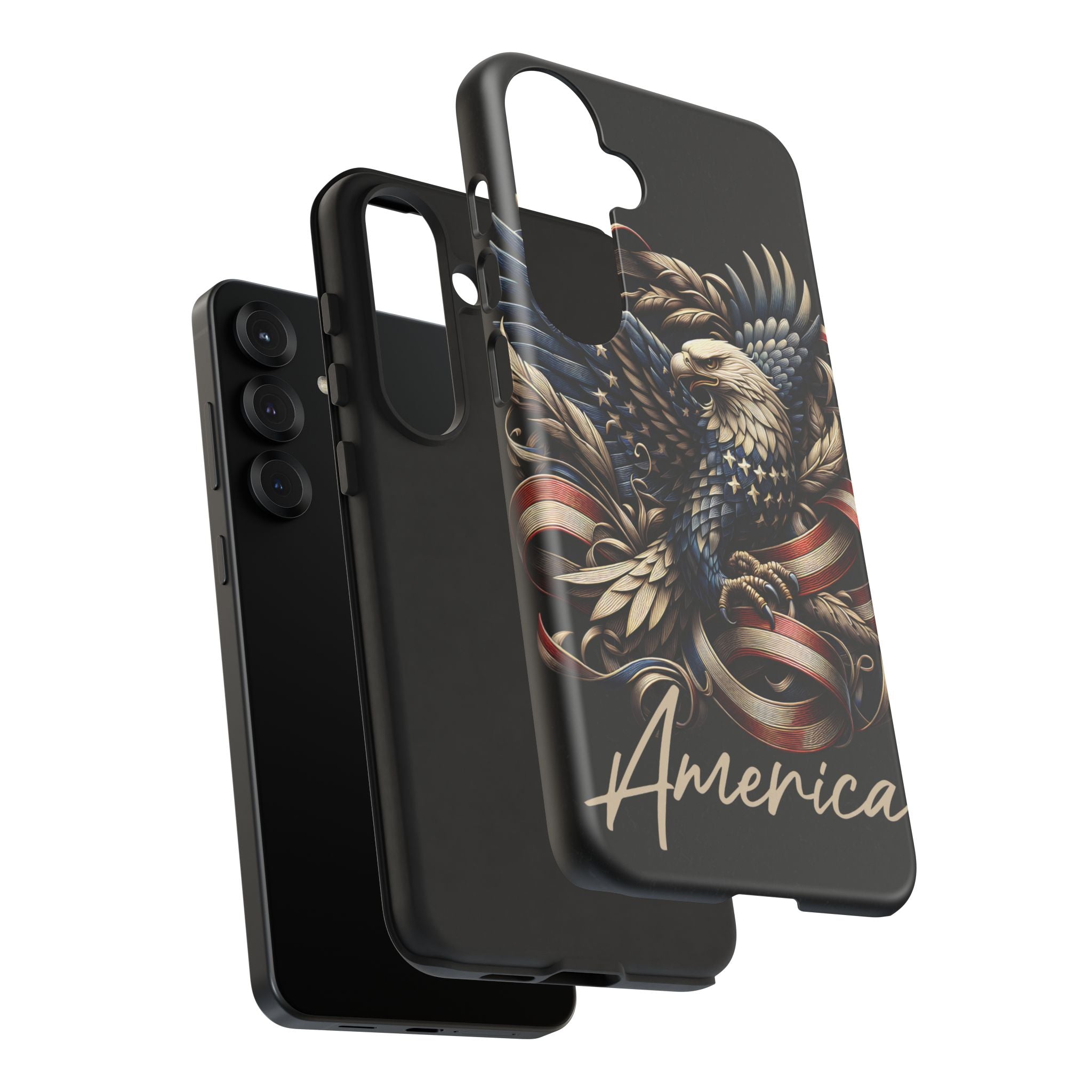 Phone Case - Patriotic American Eagle Design