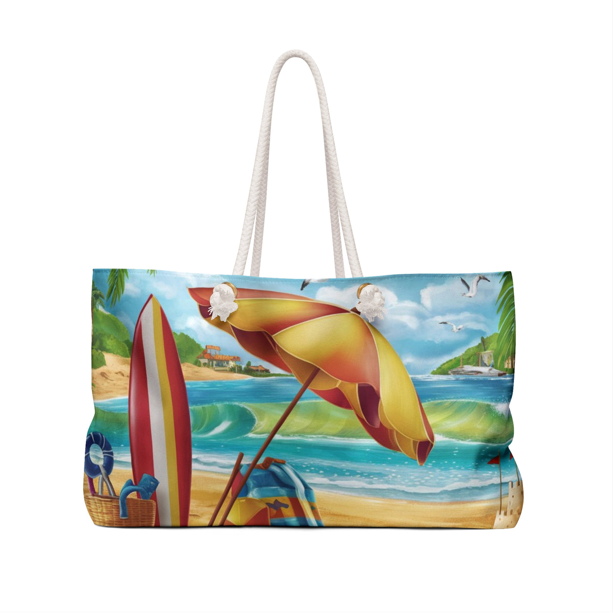 Ryan Beach Please Canvas Tote