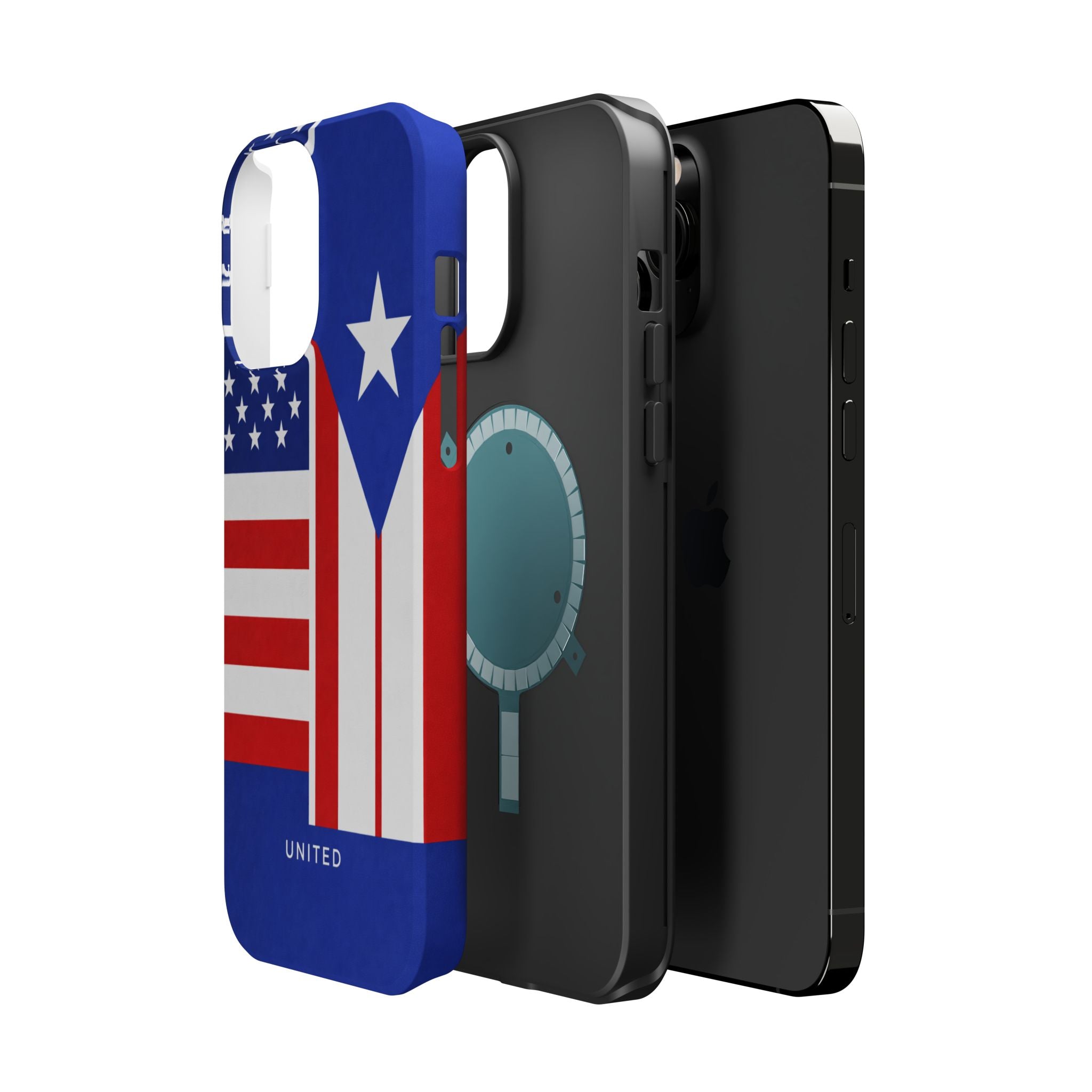 Puerto Rico USA Unity Flag Phone Case Iphone 13-17