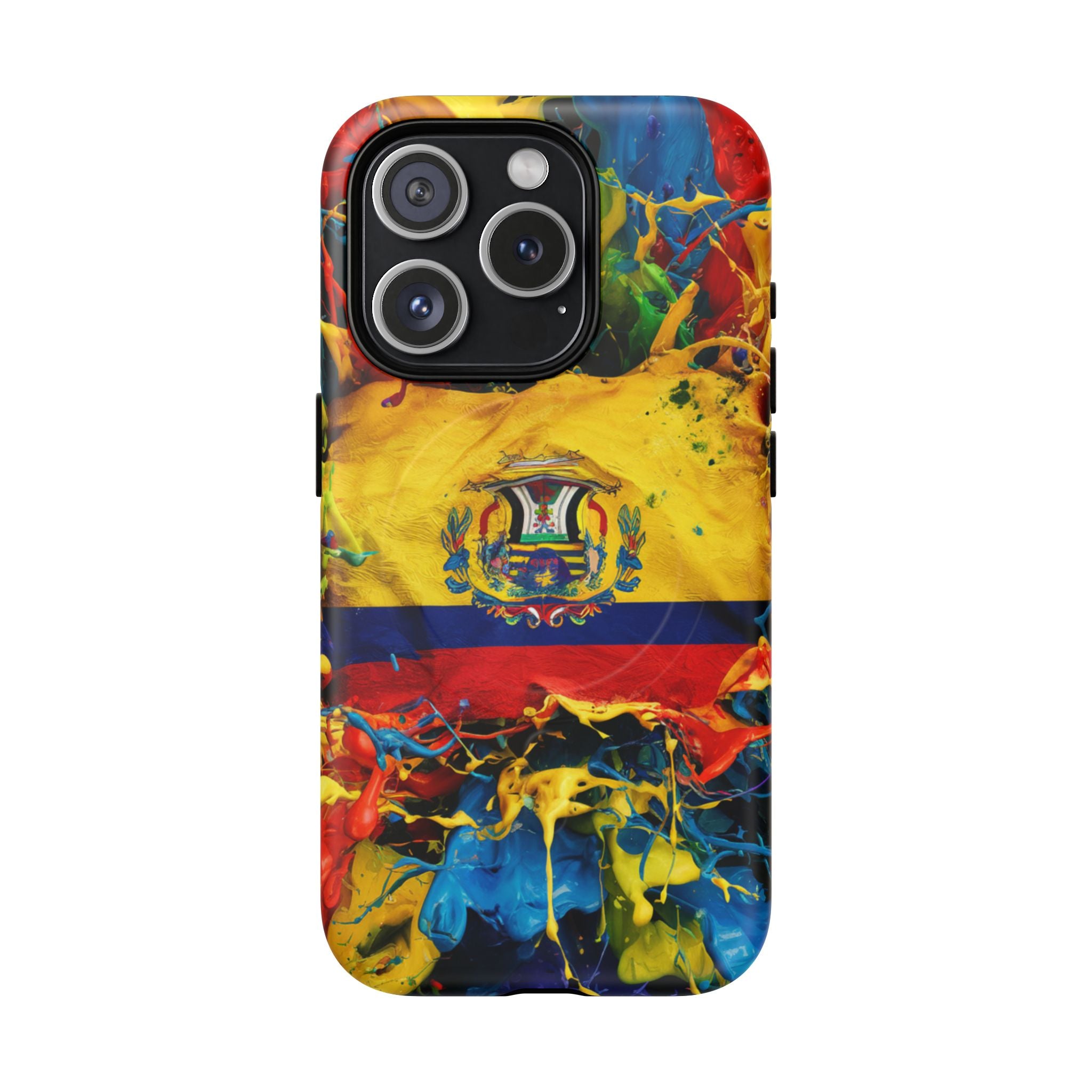 Paint Splash Phone Case, Ecuadorian design fits Iphone 14-16