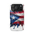 Puerto Rican Flag Paint Splash Design 17-13 - Magnetic Compatible
