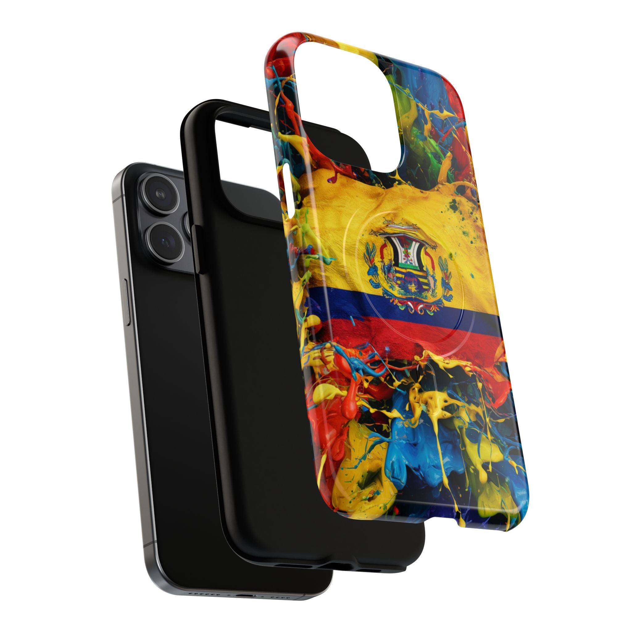 Paint Splash Phone Case, Ecuadorian design fits Iphone 14-16