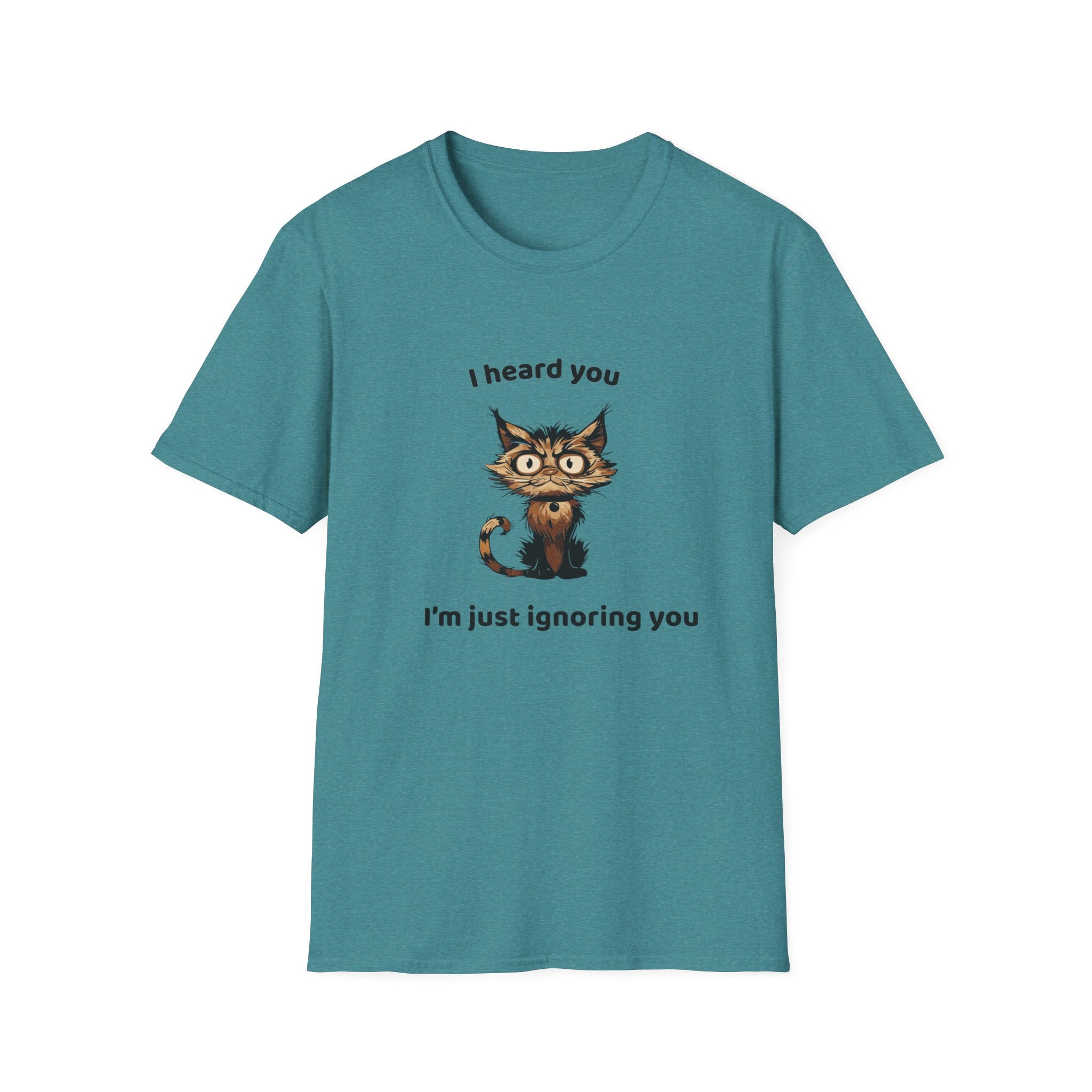 Cat Lover T-Shirt, Funny Saying Tee, Gift for Cat Lovers, Unisex Softstyle Shirt