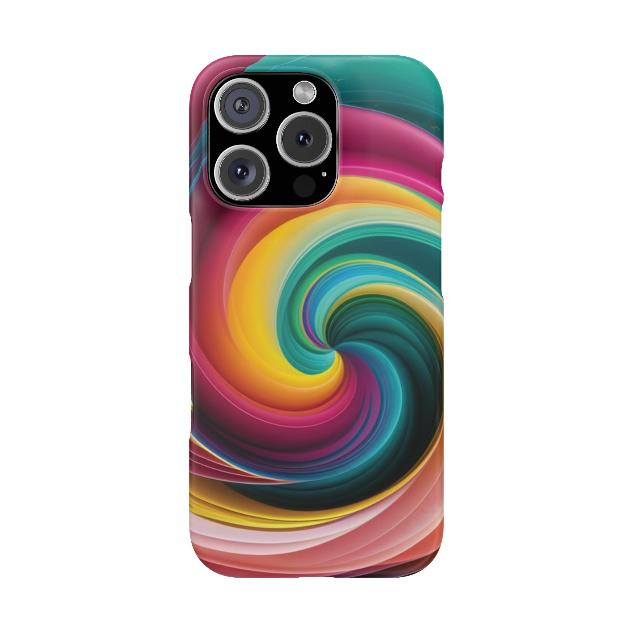 Colorful Abstract Swirl Phone Case I phone 18-13
