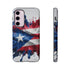 Phone Case For Samsung- Paint Splash Puerto Rican Flag
