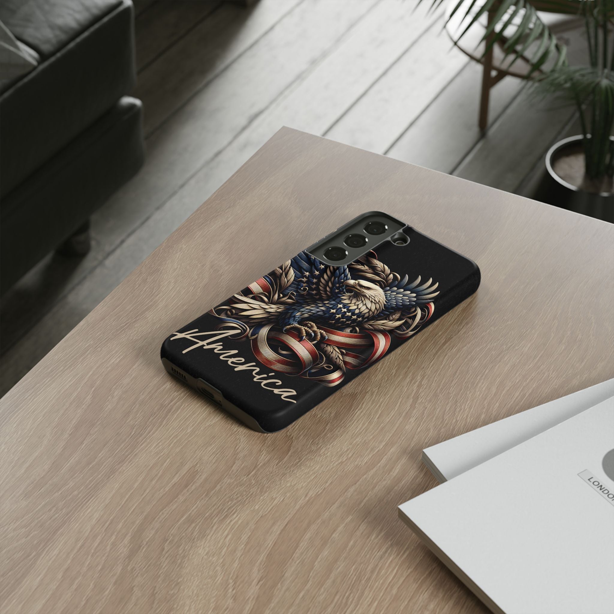 Phone Case - Patriotic American Eagle Design