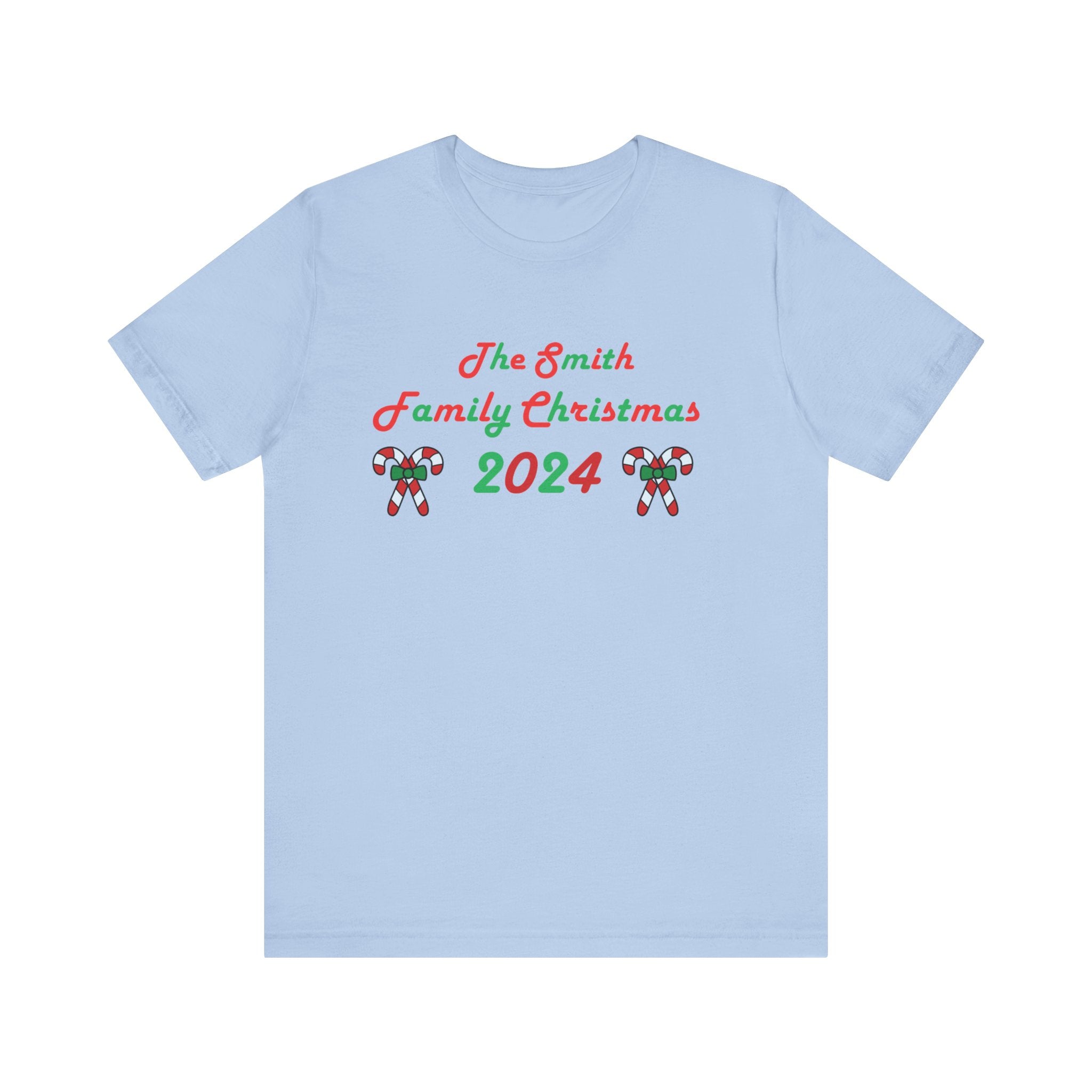 Family Christmas Personalized Unisex Shirt 2024