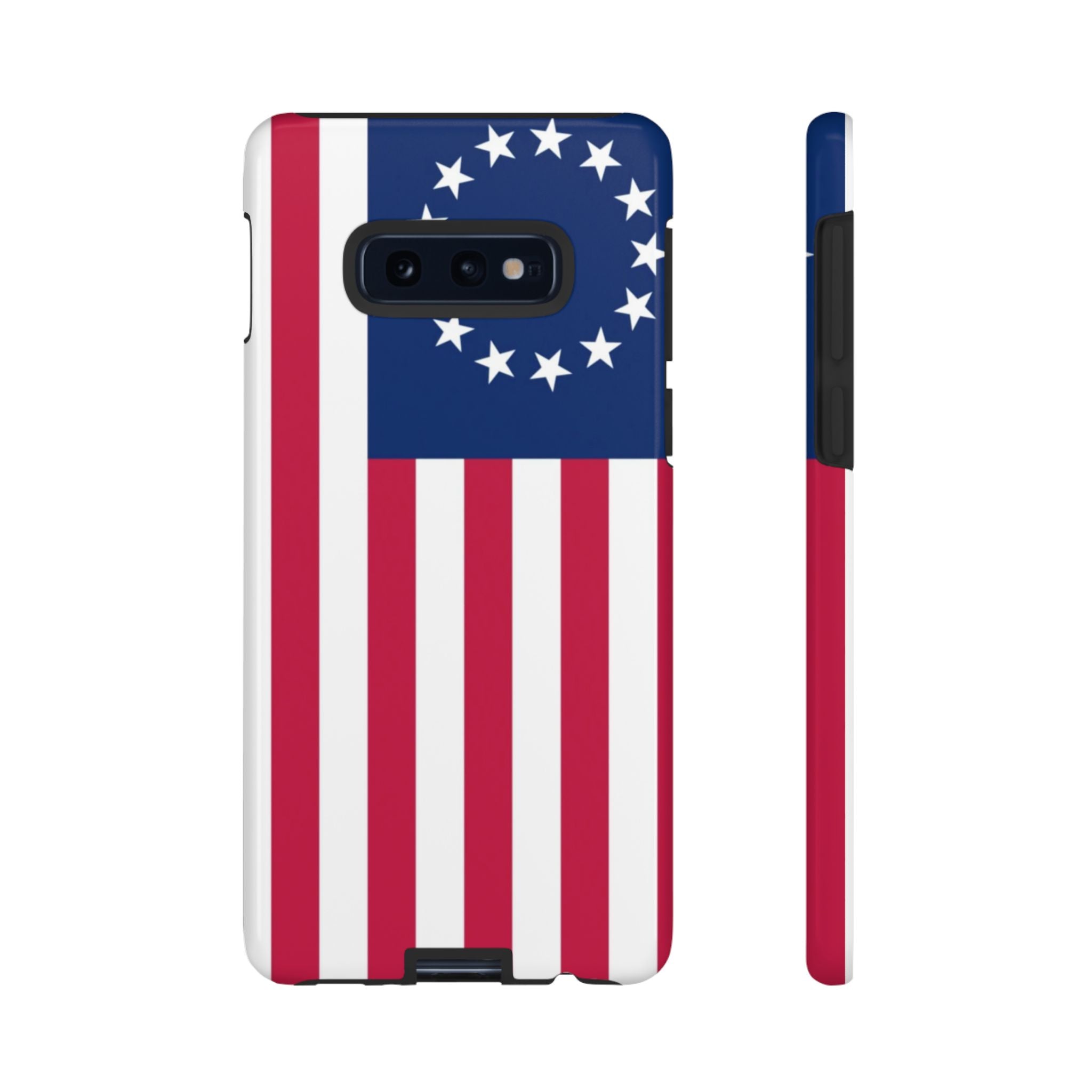Betsy Ross Flag Tough Phone Case — Patriotic 13-Star American Protective Cover