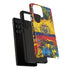 Phone Case, Ecuadorian Flag Paint Splash Design For Samsung And Google Pixel