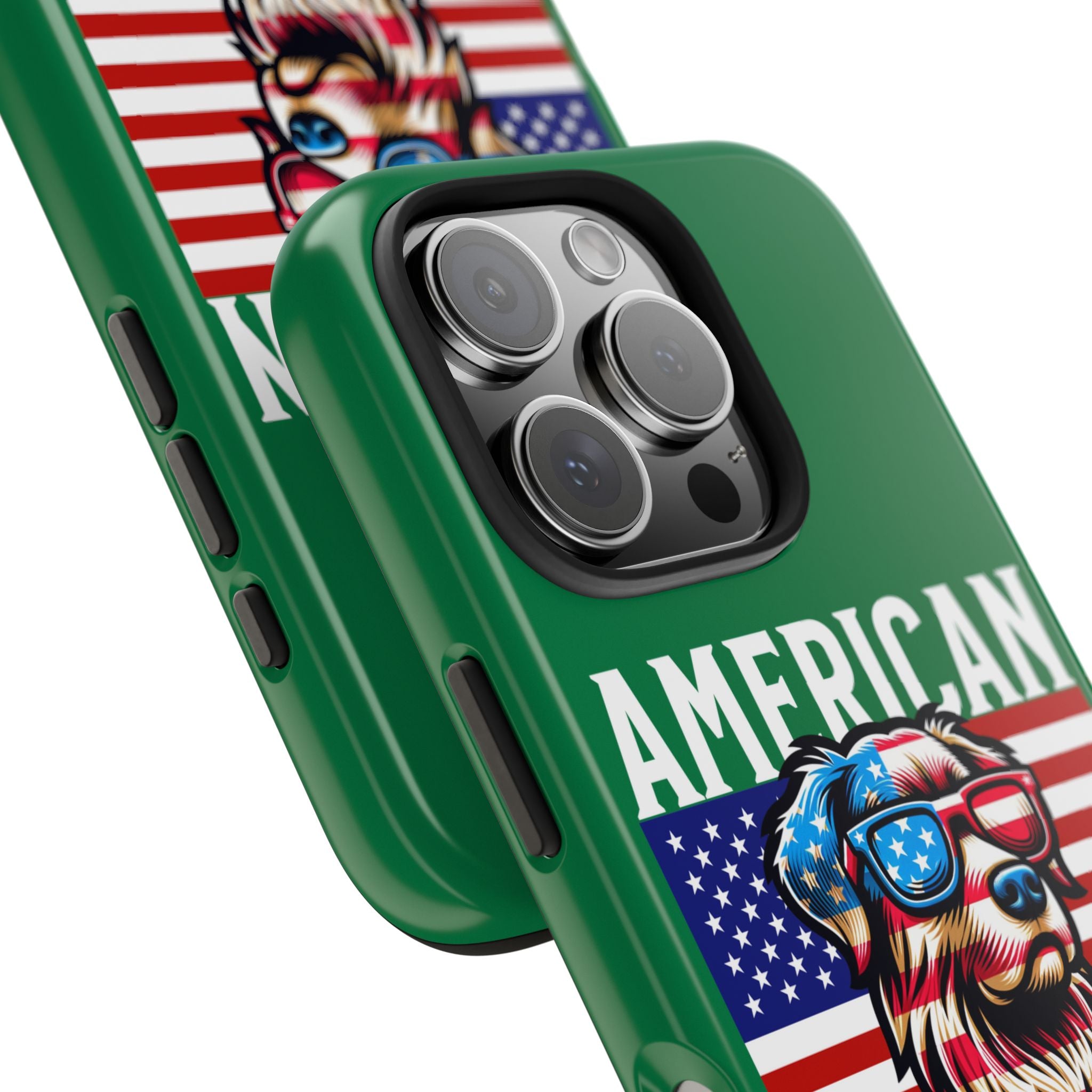 American Dog Flag Tough Phone Case — Patriotic USA Phone Case