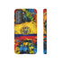 Phone Case, Ecuadorian Flag Paint Splash Design For Samsung And Google Pixel