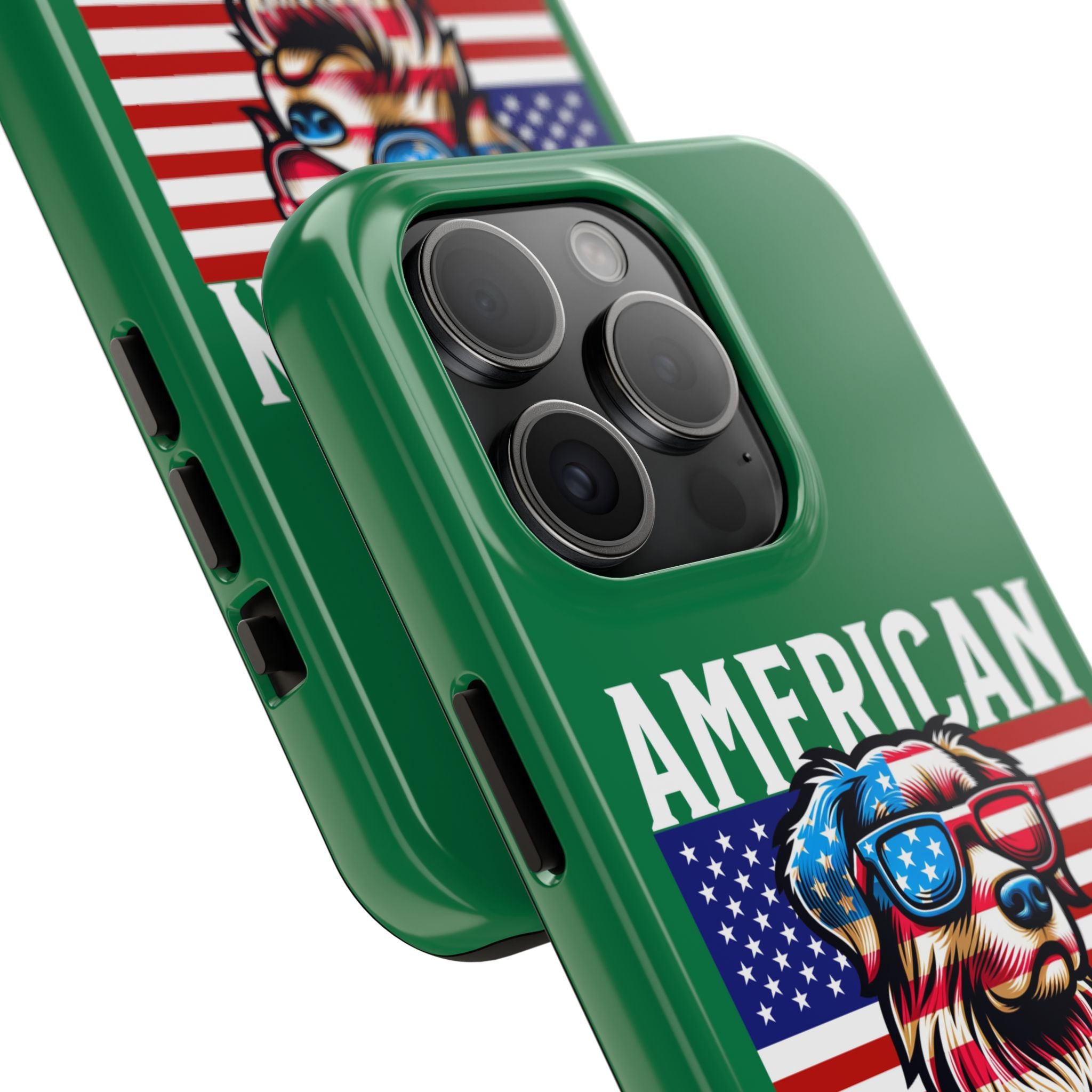 American Dog Flag Tough Phone Case — Patriotic USA Phone Case