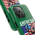 American Dog Flag Tough Phone Case — Patriotic USA Phone Case